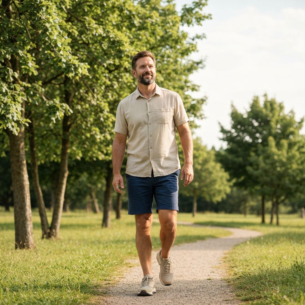 Active lifestyle for men over 40